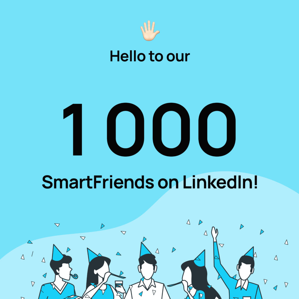 1000 Smart Followers on LinkedIn! SmartHotel